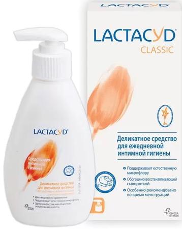 Фото Лактацид Классик, деликатное средство для ежедневной интимной гигиены, 200 мл
