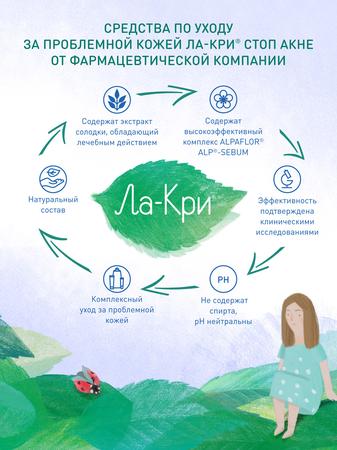 Фото Ла-Кри Стоп Акне, крем-гель матирующий, 50 мл