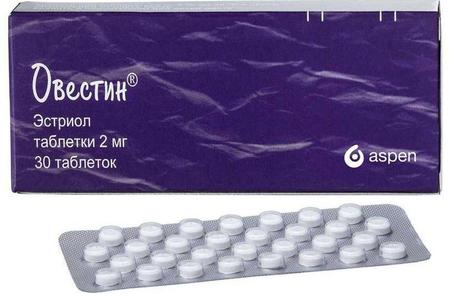 Фото Овестин, таблетки 2 мг, 30 шт.