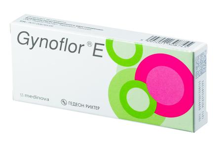 Фото Гинофлор Э, таблетки вагинальные, 6 шт.