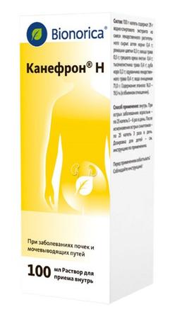 Фото Канефрон Н, раствор для внутреннего применения 100 мл, 1 шт.