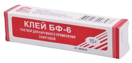 Фото Клей БФ-6, раствор (МПЗ), 15 г