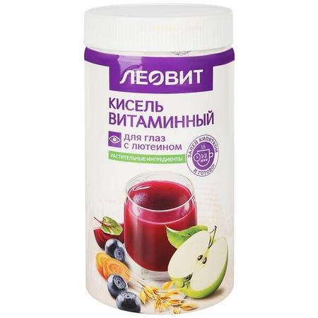 Фото Леовит Кисель Витаминный для глаз (с лютеином), банка 400 г