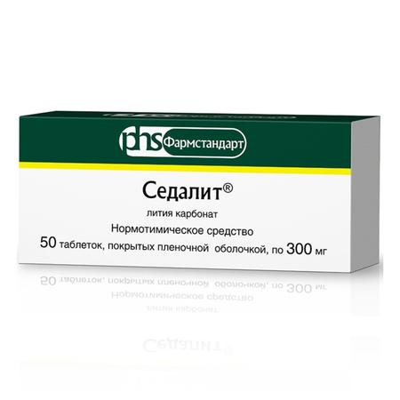 Фото Седалит таблетки, покрытые пленочной оболочкой 300 мг, 50 шт.