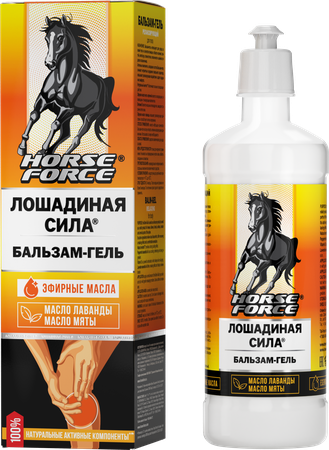 Фото Лошадиная сила, бальзам-гель релаксирующий для тела, 500 мл