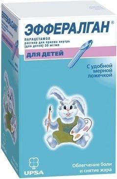 Фото Эффералган, раствор для детей 30 мг/мл, 90 мл