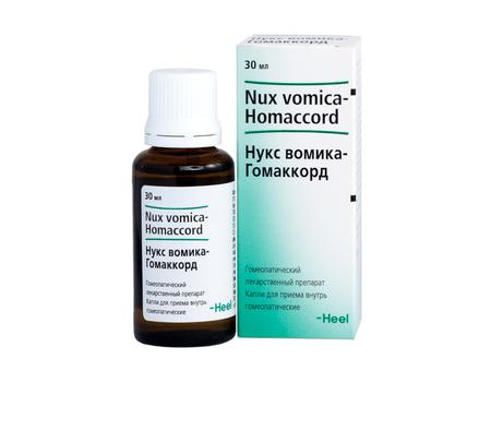 Фото Нукс Вомика-Гомаккорд, капли 30 мл