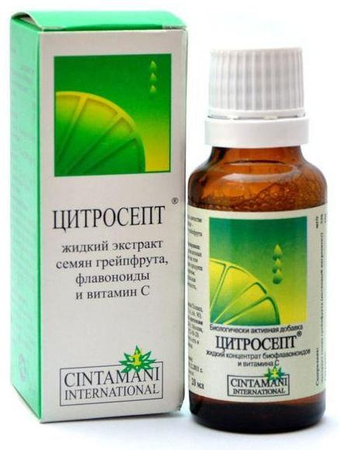 Фото Цитросепт, капли, 50 мл