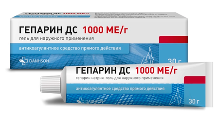 Фото Гепарин ДС, гель для наружного применения 1000 МЕ/г, 30 г