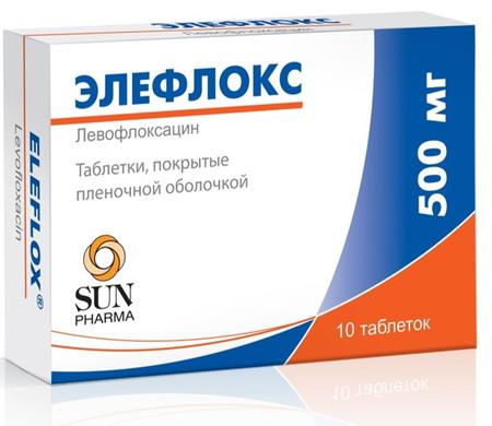 Фото Элефлокс, таблетки покрыт. плен. об. 500 мг, 10 шт.