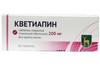 Фото Кветиапин, таблетки покрыт. плен. об. 200 мг, 60 шт.