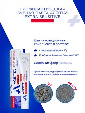 Фото Асепта Экстра Сенситив, профилактическая зубная паста, 75 мл