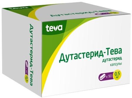 Фото Дутастерид-Тева, капсулы 0.5 мг, 90 шт.