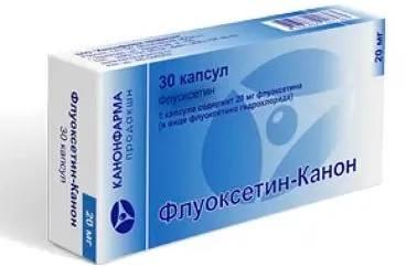 Фото Флуоксетин-Канон, капсулы 20 мг, 30 шт.