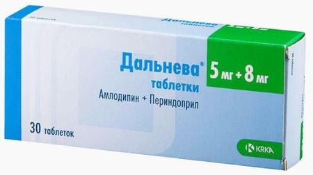 Фото Дальнева, таблетки 5 мг+8 мг, 30 шт.