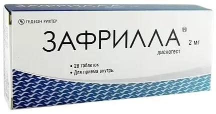 Фото Зафрилла, таблетки 2 мг, 28 шт.