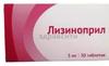 Фото Лизиноприл, таблетки 5 мг, 30 шт.
