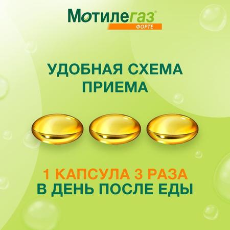Фото Мотилегаз Форте, капсулы 120 мг, 40 шт.