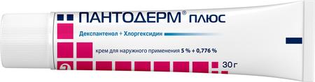 Фото Пантодерм плюс, крем 5%+0.776%, 30 г