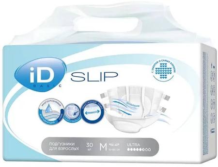 Фото iD Slip Basic, подгузники для взрослых (М), 30 шт. Фото iD Slip Basic, подгузники для взрослых (М), 30 шт.