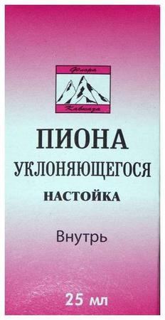 Фото Пиона уклоняющегося настойка, 25 мл Фото Пиона уклоняющегося настойка, 25 мл