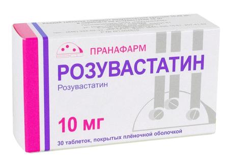 Фото Розувастатин табл п/о плен 10 мг х30