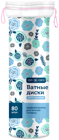 Фото Ватные диски ComForte, 80 шт. Фото Ватные диски ComForte, 80 шт.