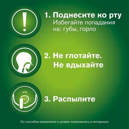 Фото Никоретте, спрей мятный для рта, 150 доз (13.2 мл)