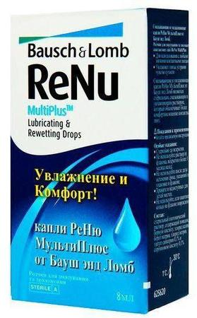 Фото ReNu Multi Plus, раствор для контактных линз, 8 мл Фото ReNu Multi Plus, раствор для контактных линз, 8 мл