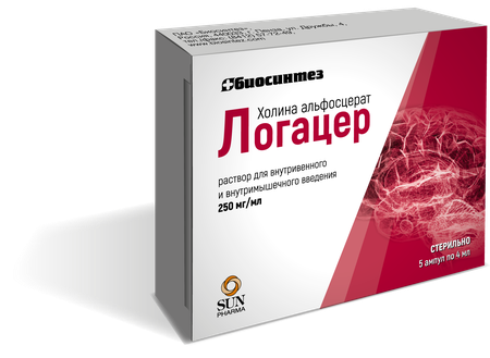 Фото Логацер, раствор 250 мг/мл, ампулы 4 мл, 5 шт.