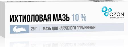 Фото Ихтиоловая мазь, 10%, 25 г Фото Ихтиоловая мазь, 10%, 25 г