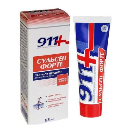Фото 911 Сульсен форте, паста от перхоти 85 мл, 1 шт.