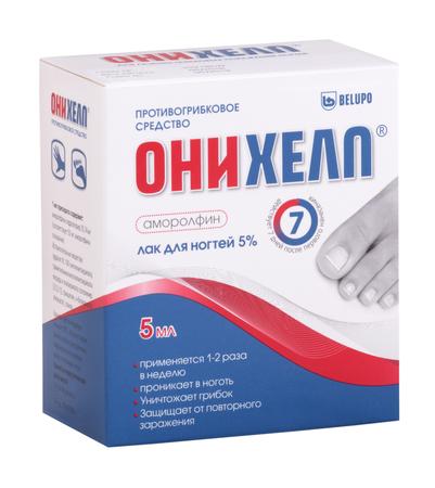 Фото Онихелп, лак 5%, 5 мл