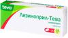 Фото Лизиноприл-Тева, таблетки 10 мг, 20 шт.