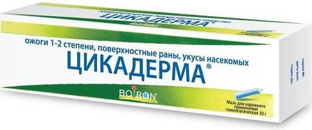 Фото Цикадерма, мазь гомеопатическая, 30 г
