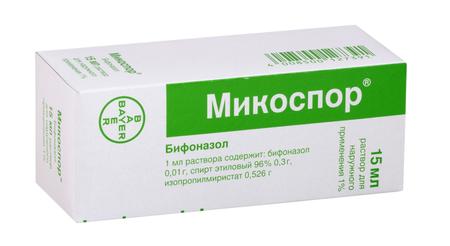 Фото Микоспор, раствор 1%, 15 мл