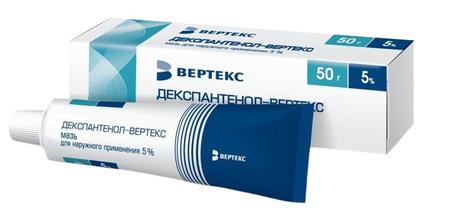 Фото Декспантенол-Вертекс, мазь 5%, 50 г Фото Декспантенол-Вертекс, мазь 5%, 50 г