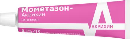 Фото Мометазон-Акрихин, крем 0.1%, 15 г