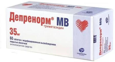 Фото Депренорм МВ, таблетки покрыт. плен. об. 35 мг, 60 шт.