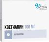 Фото Кветиапин, таблетки покрыт. плен. об. 100 мг, 60 шт.