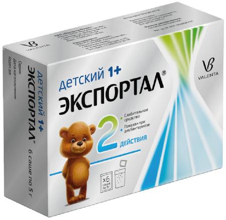 Фото Экспортал для детей, порошок, пакетики 5 г, 6 шт.