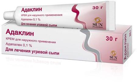 Фото Адаклин, крем 0.1%, 30 г