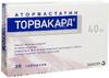 Фото Торвакард, таблетки покрыт. плен. об. 40 мг, 30 шт.