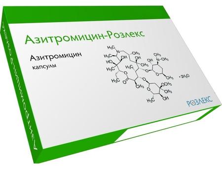 Фото Азитромицин-Розлекс, капсулы 500 мг, 3 шт.