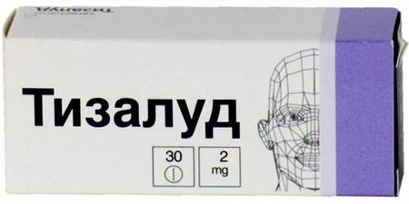 Фото Тизалуд, таблетки 2 мг, 30 шт.