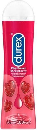 Фото Дюрекс Play Sweet Strawberry, гель-смазка, 100 мл Фото Дюрекс Play Sweet Strawberry, гель-смазка, 100 мл