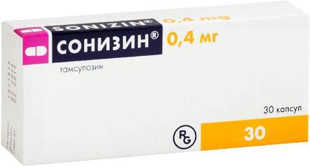 Фото Сонизин, капсулы с модиф. высв. 0.4 мг, 30 шт.