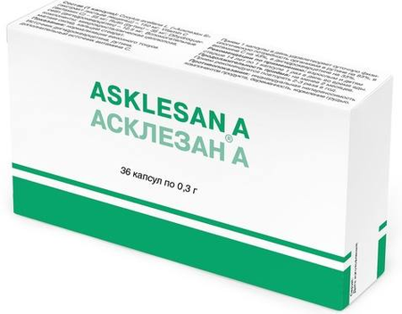 Фото Асклезан А, капсулы, 36 шт.