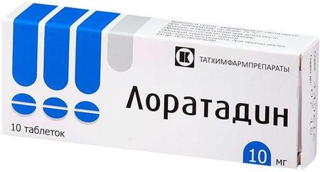 Фото Лоратадин, таблетки 10 мг (Татхимфармпрепараты), 10 шт.