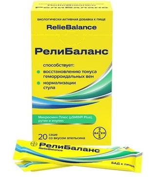 Фото РелиБаланс, суспензия (апельсин), саше 10 мл, 20 шт.